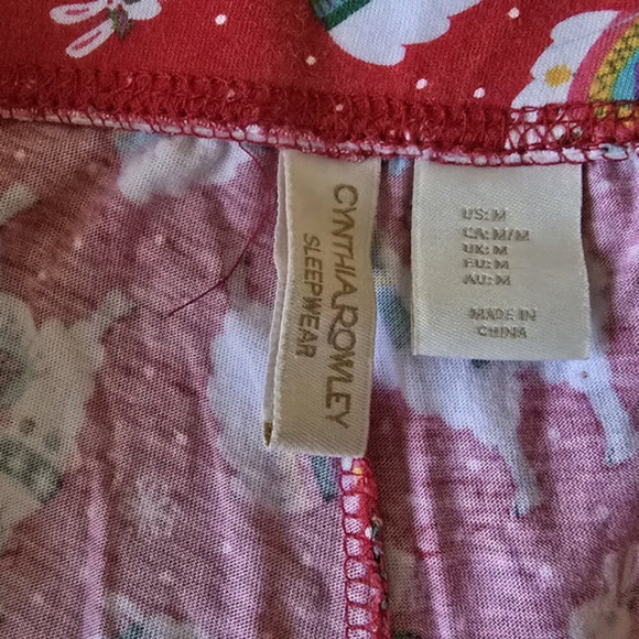 Women’s Size Medium Christmas Llama Pajama Pants, Excellent‎ Condition - Picture 4 of 6